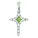 Prima Diamond & Peridot Cross