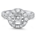 Prima Diamond Round Halo Eng Ring