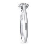 Diamond Square Cluster Ring