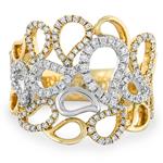 Prima Diamond Two Tone Drops Band