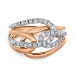 Prima Diamond Two Tone Interlocking Band