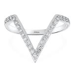 Prima Diamond V Shape Ring