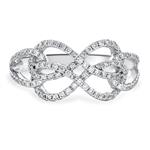 Prima Double Infinity Diamond Ring