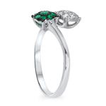 Emerald & Diamond Ring