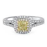 Prima Fancy Yellow Cushion Diamond 