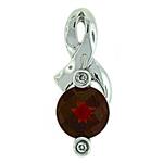 Prima Garnet & Diamond Pendant