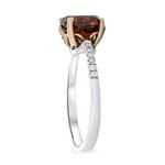 Garnet & Diamond Ring