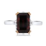 Prima Garnet & Diamond Ring