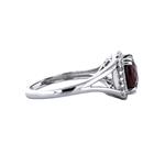 Garnet & Diamond Ring