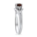 Garnet & Diamond Ring