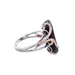 Garnet & Diamond Ring