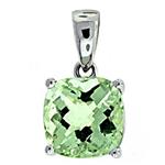 Prima Green Amethyst Pendant