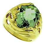 Prima Green Amethyst Ring