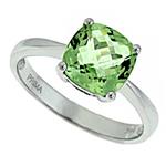 Prima Green Amethyst Ring