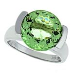 Prima Green Amethyst Ring