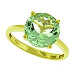 Prima Green Amethyst Ring