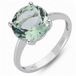 Prima Green Amethyst Ring