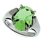 Prima Green Amethyst Ring