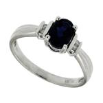 Prima Iolite & Diamond Ring