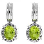 Prima Lemon Quartz & Diamond Earrings