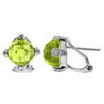 Prima Lemon Quartz & Diamond Earrings