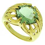 Prima Green Amethyst Ring