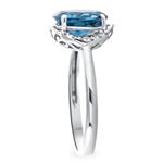 London Blue Topaz & Diamond Ring