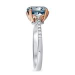 London Blue Topaz & Diamond Ring