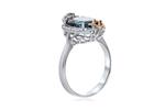 London Blue Topaz & Diamond Ring