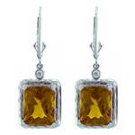 Prima Madera Citrine & Diamond Earrings