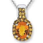 Prima Madera Citrine Pendant