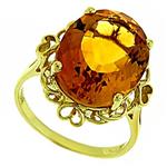 Prima Madera Citrine Ring