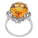 Prima Madera Citrine Ring