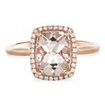 Prima Morganite & Diamond Ring