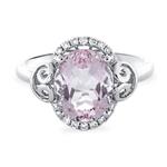 Prima Morganite & Diamond Ring