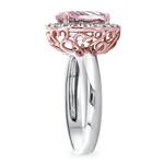 Morganite & Diamond Ring