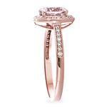 Morganite & Diamond Ring