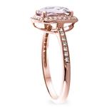 Morganite & Diamond Ring