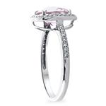 Morganite & Diamond Ring