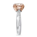 Morganite & Diamond Ring