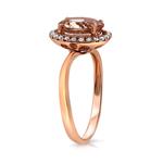 Morganite & Diamond Ring