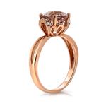 Morganite & Diamond Ring