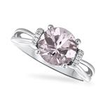 Prima Morganite & Diamond Ring