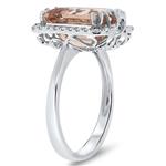 Morganite & Diamond Ring