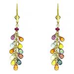 Prima Multi Sapphire & Tourmaline Earrings