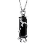 Prima Onyx & Diamond Pendant