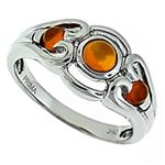 Prima Orange Chalcedony Ring