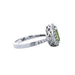 Peridot & Diamond Ring 