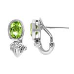 Prima Peridot & Diamond Earrings