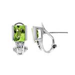 Prima Peridot & Diamond Earrings